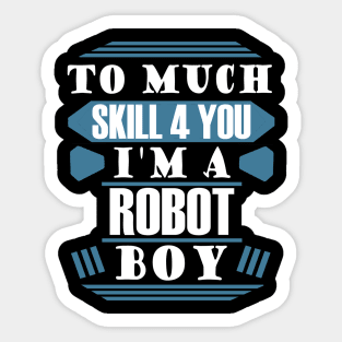 Robot Programming Building Machine Gift Sticker